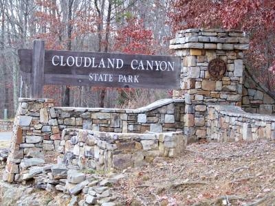 park cloudland state canyon course volunteers friends sign fee